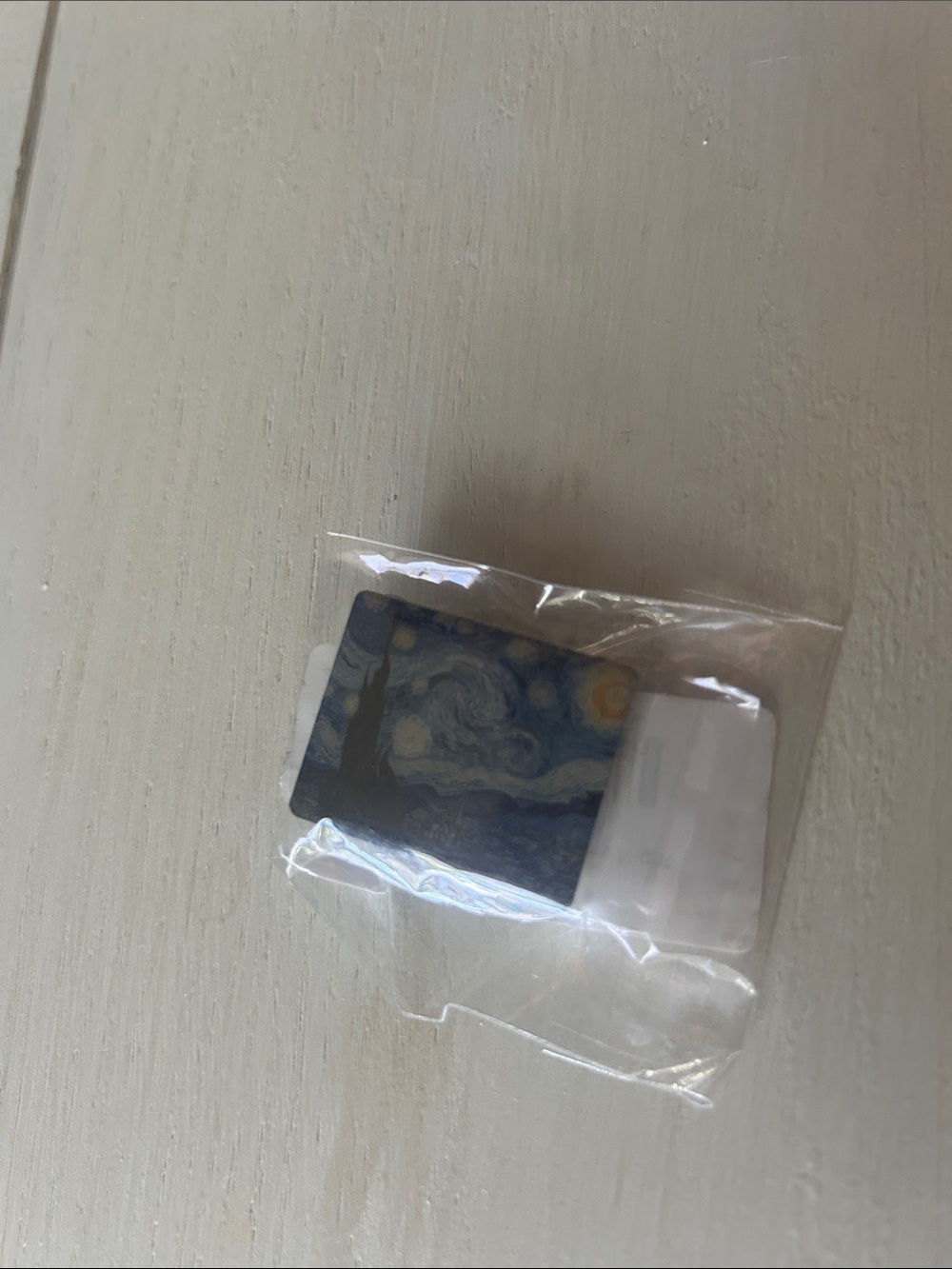 Starry Night Enamel Lapel Pin - Blue & Yellow
